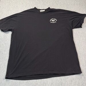 Vanquish Fitness T-Shirt Mens 2XL Black Short Sleeve Gym Graphic Training Logo